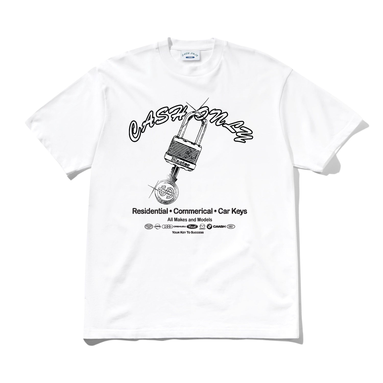 Locksmith Tee, White