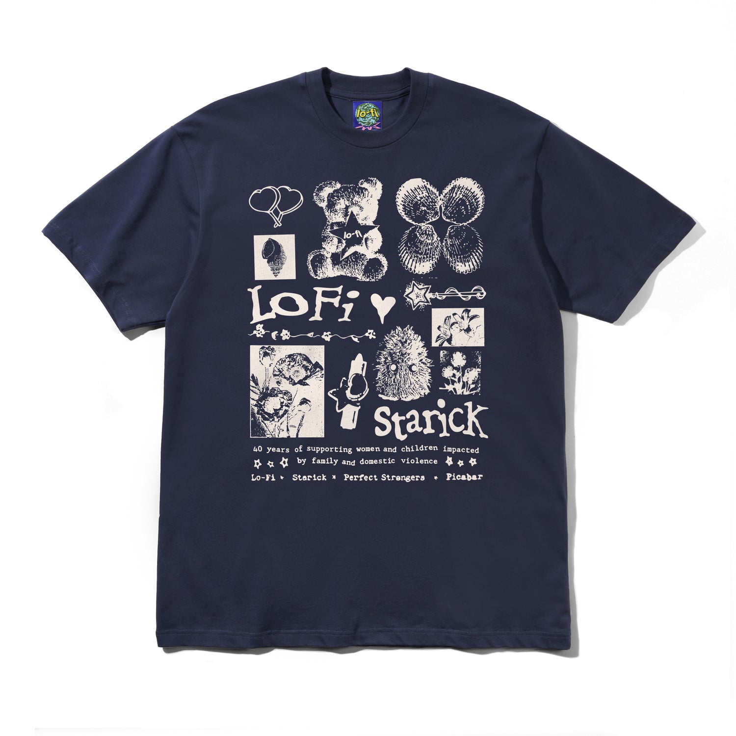 Starick Tee, Navy