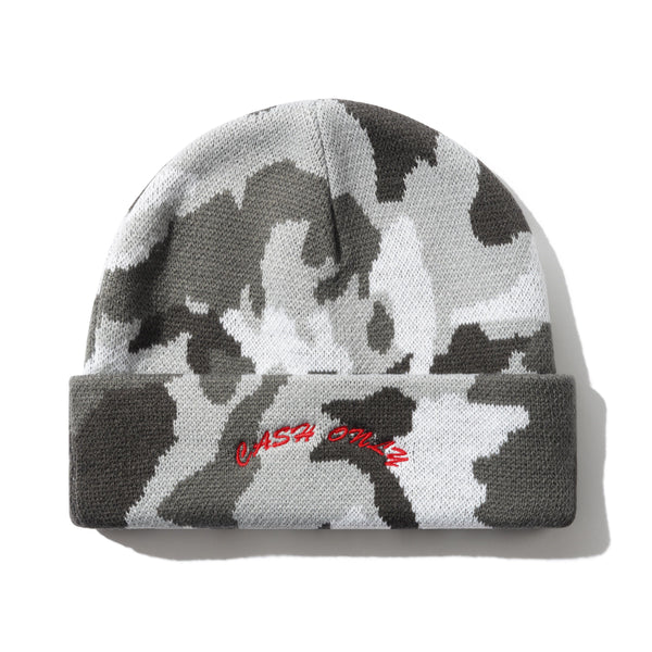 Cash Only Logo Beanie, Camo