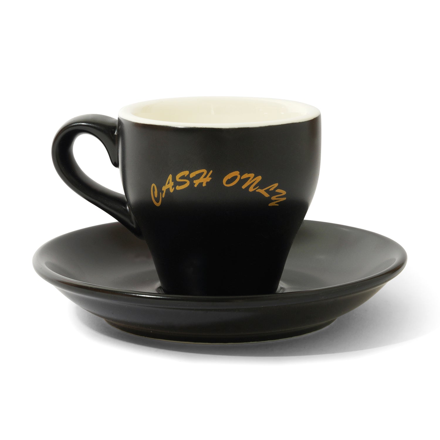 Logo Espresso Mug Set, Black / Gold