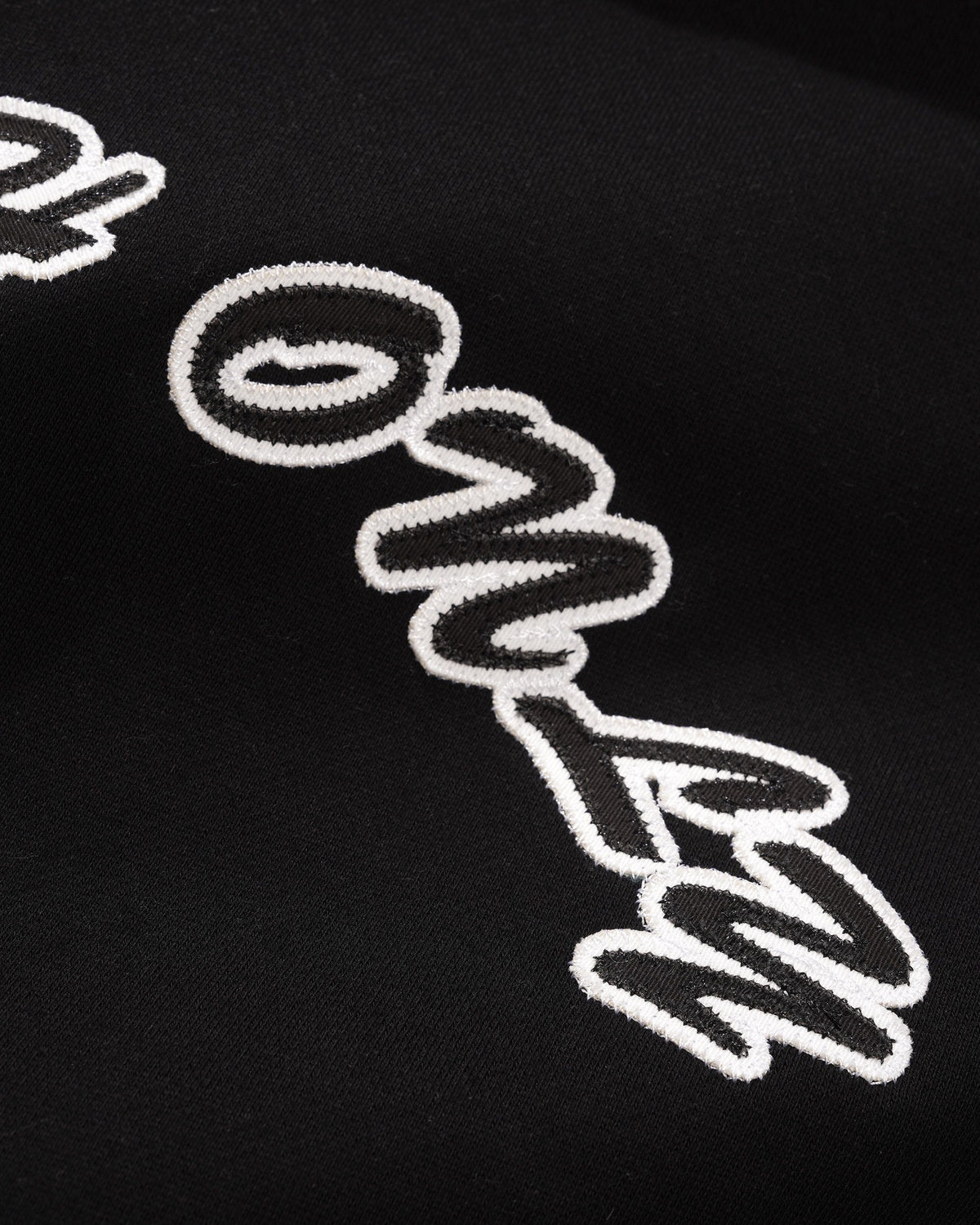 Logo Pullover Hood, Black