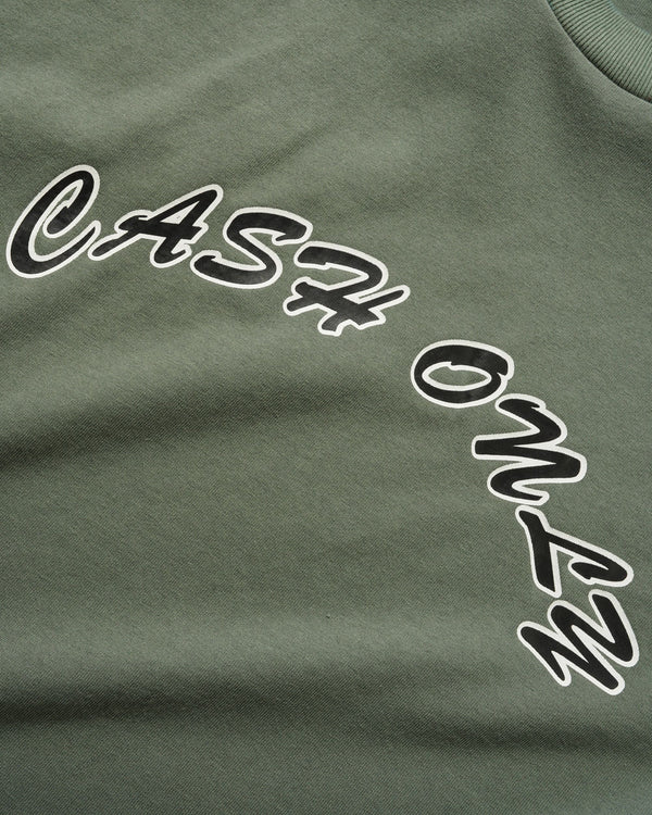 Cash Only Logo Tee, Safari