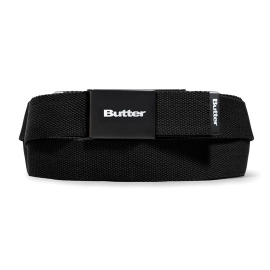 Logo Woven Belt, Black