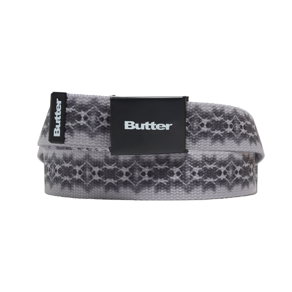 Butter Goods Logo Woven Belt, Grey
