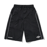 Long Track Shorts, Black