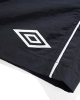Long Track Shorts, Black