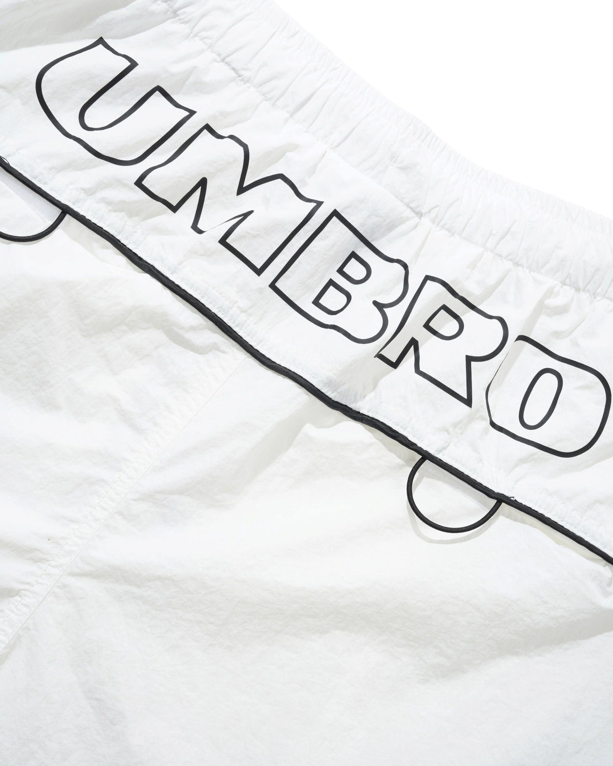 Long Track Shorts, White