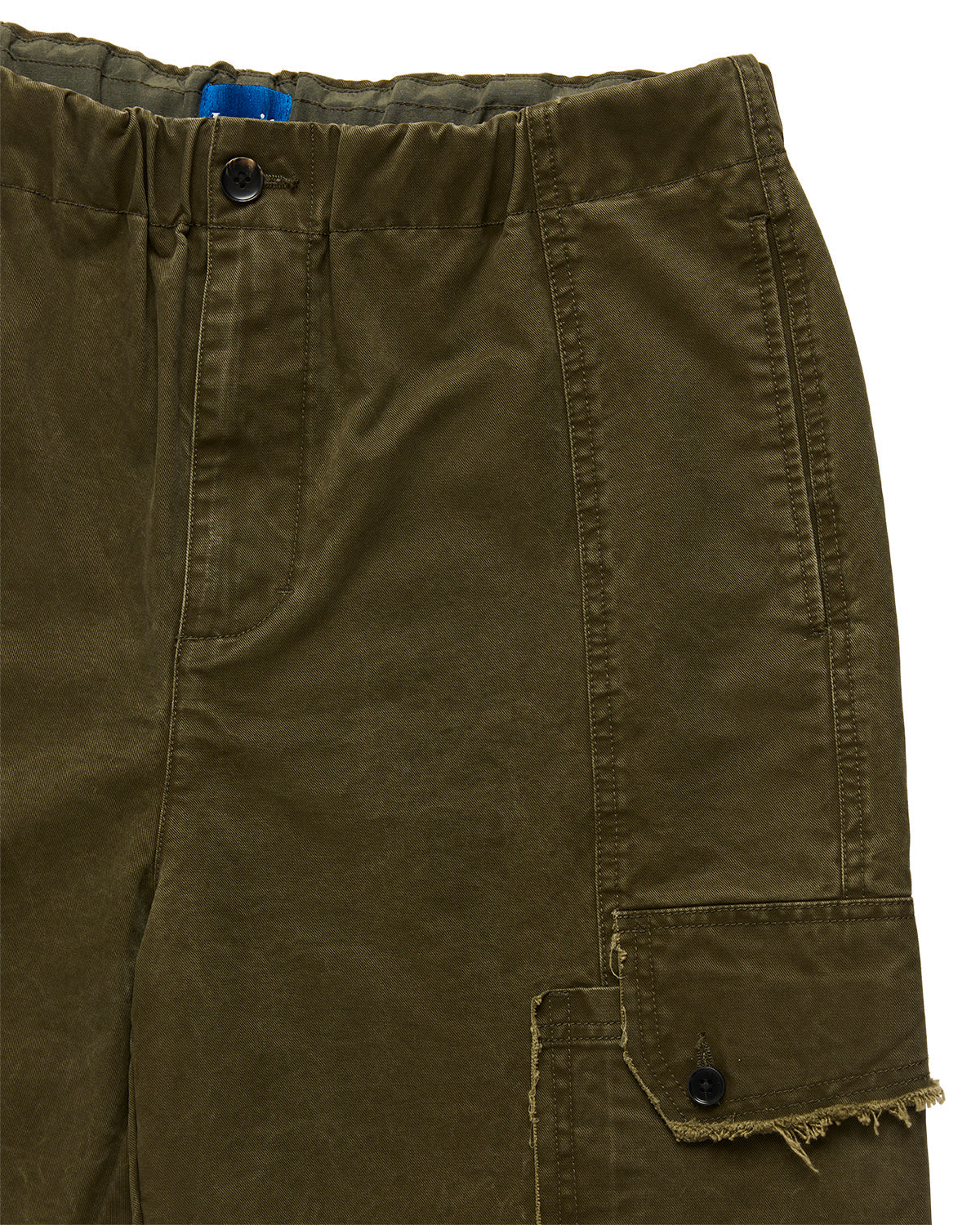 Frayed Cargo Short, Olive