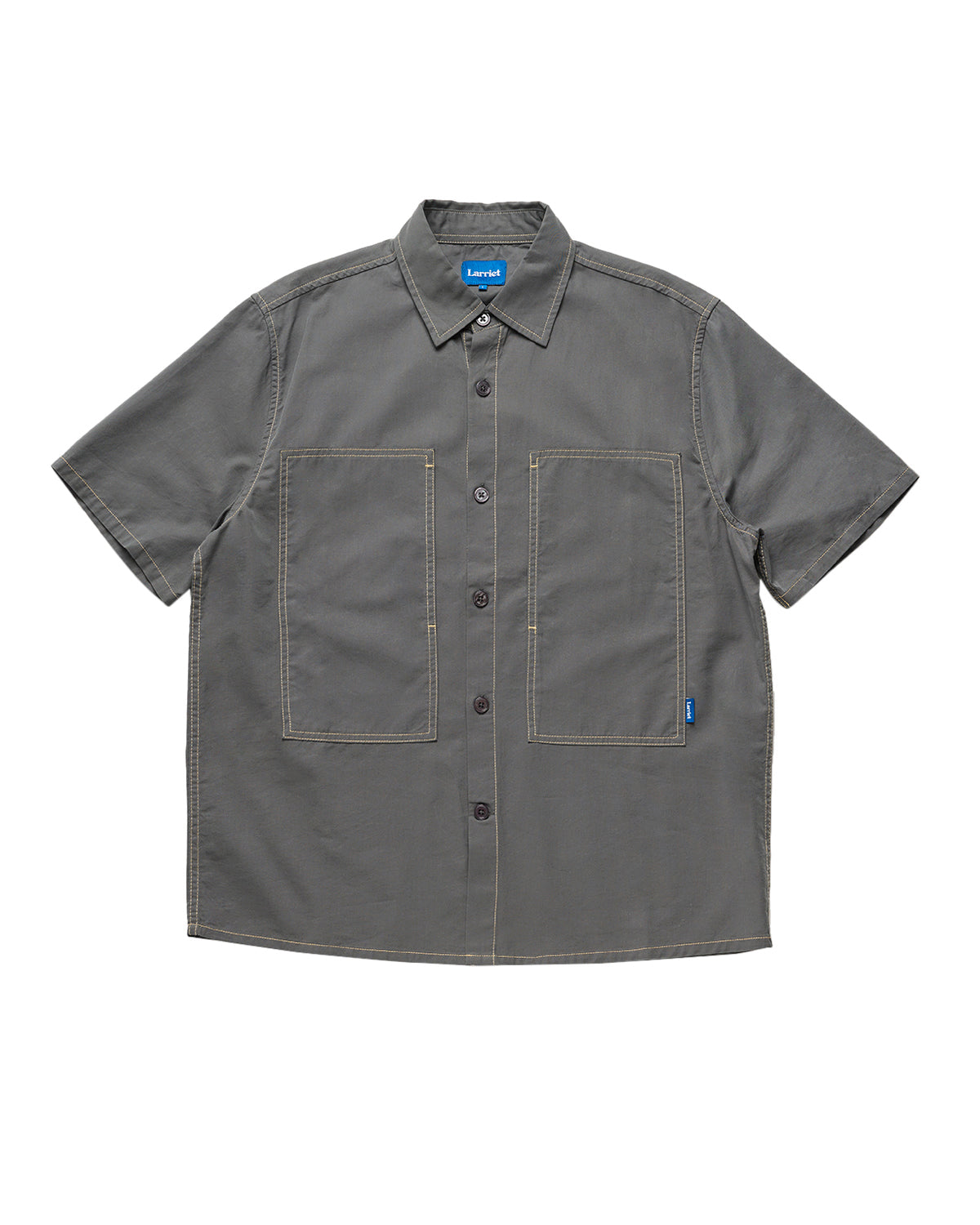 Cliff Short Sleeve Shirt, Charcoal