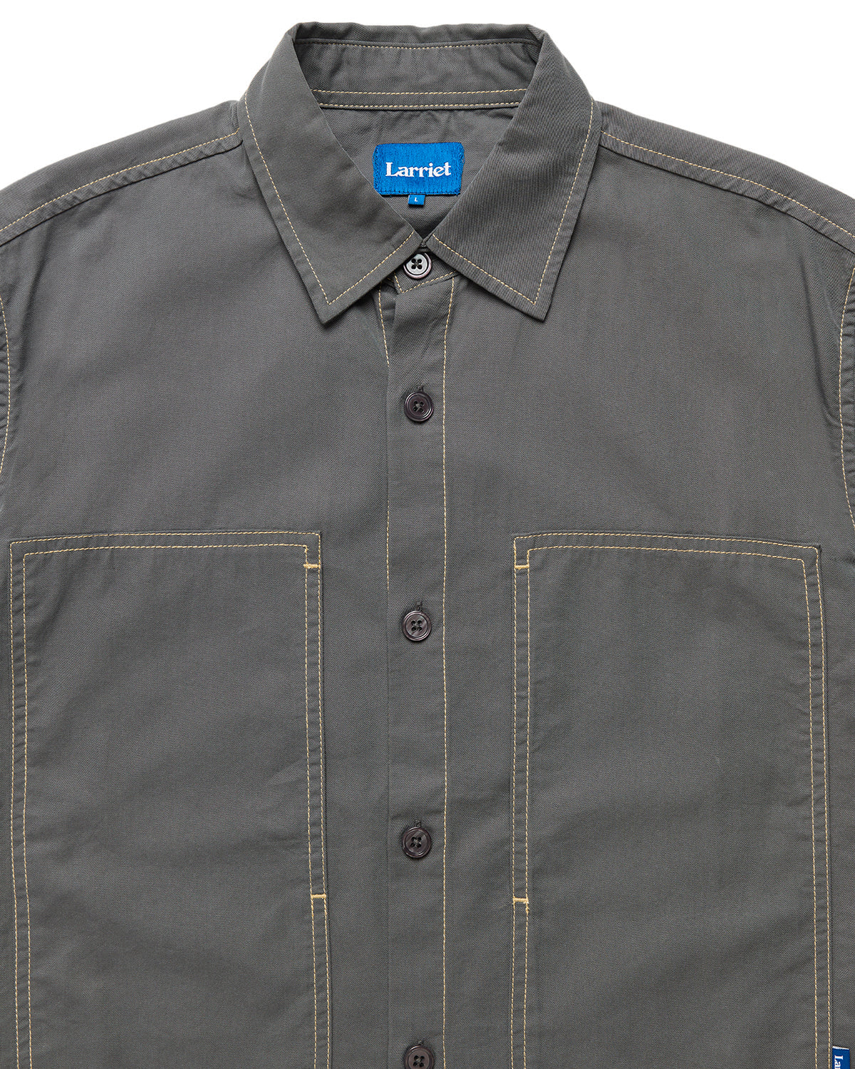 Cliff Short Sleeve Shirt, Charcoal