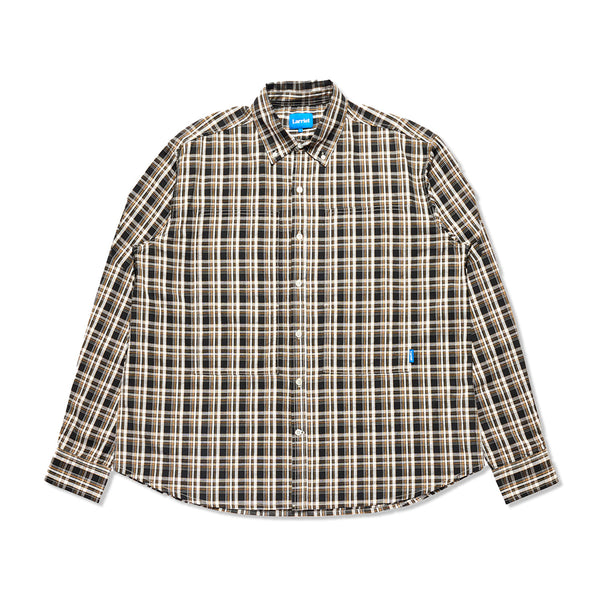 Larriet Grant Shirt, Black Plaid