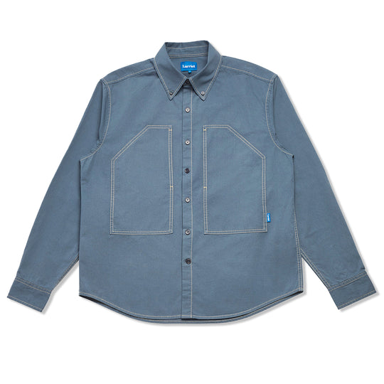 Gully Long Sleeve Shirt, Ink