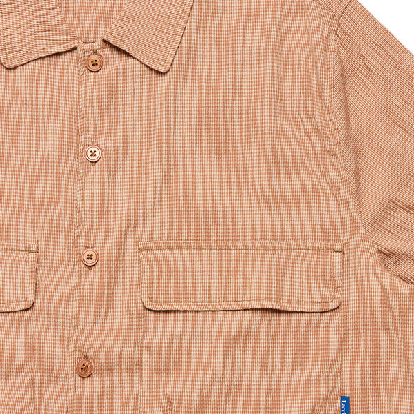 Larriet Kendalls Short Sleeve Shirt, Clay Plaid