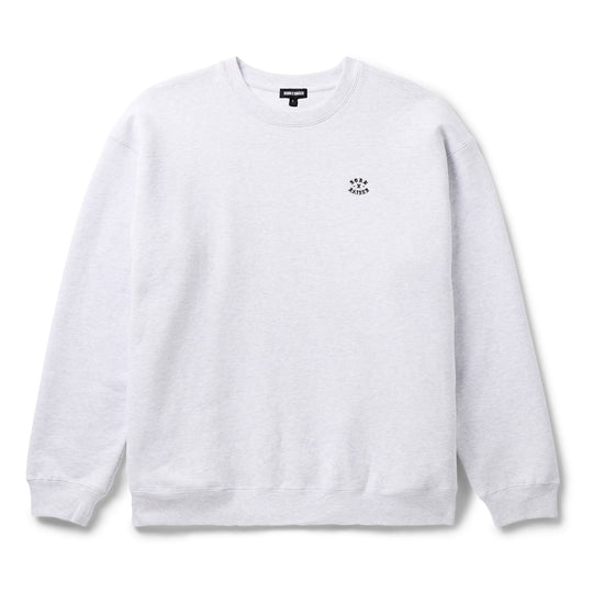 Micro Rocker Crewneck, Heather Grey