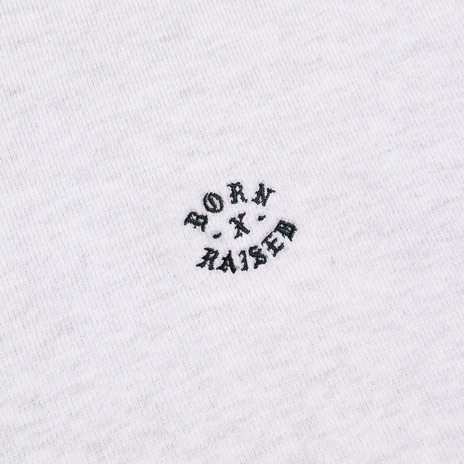 Micro Rocker Crewneck, Heather Grey