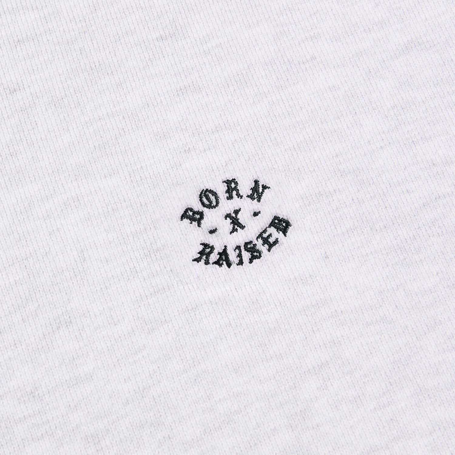 Micro Rocker Crewneck, Heather Grey