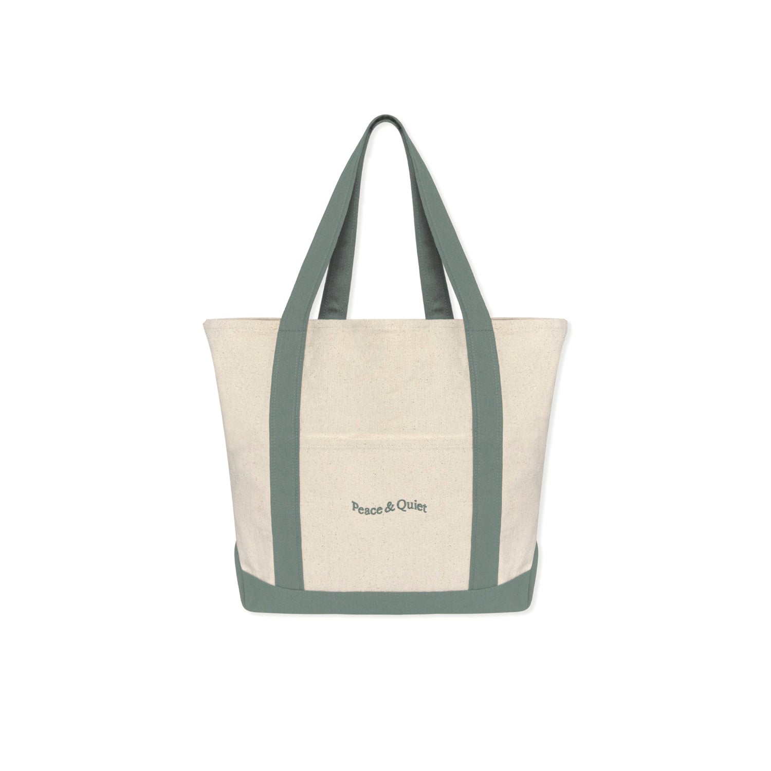 Wordmark Boat Tote, Sage