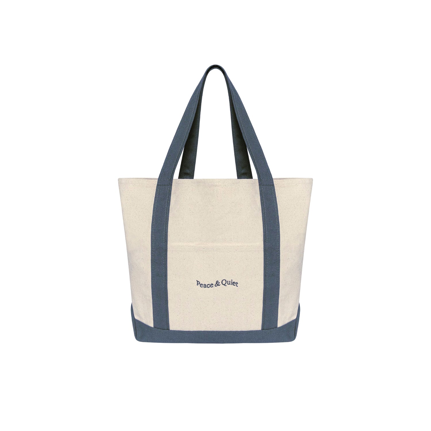 Wordmark Boat Tote, Coastal Blue