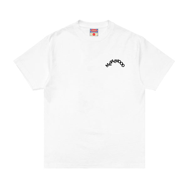 Metalwood Jumbled Tee, White