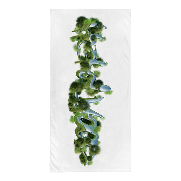 Metalwood Structural Caddie Towel, White