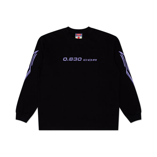 830 Cor L/S Tee, Black