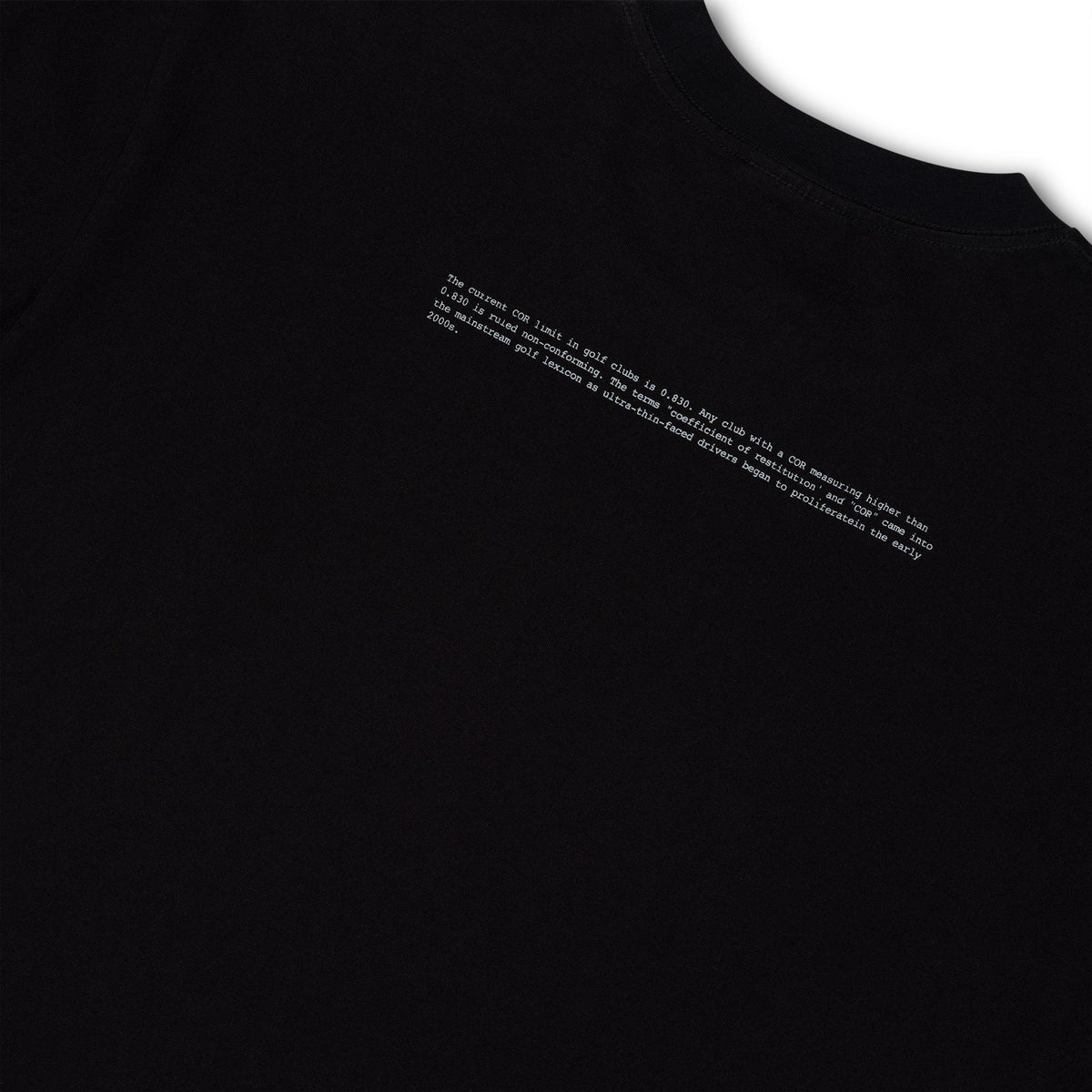 830 Cor L/S Tee, Black