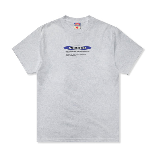 Hello World Tee, Grey