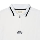 World Class Zip Polo, White