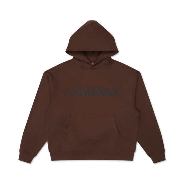Metalwood Flies Pullover Hood, Dark Chocolate
