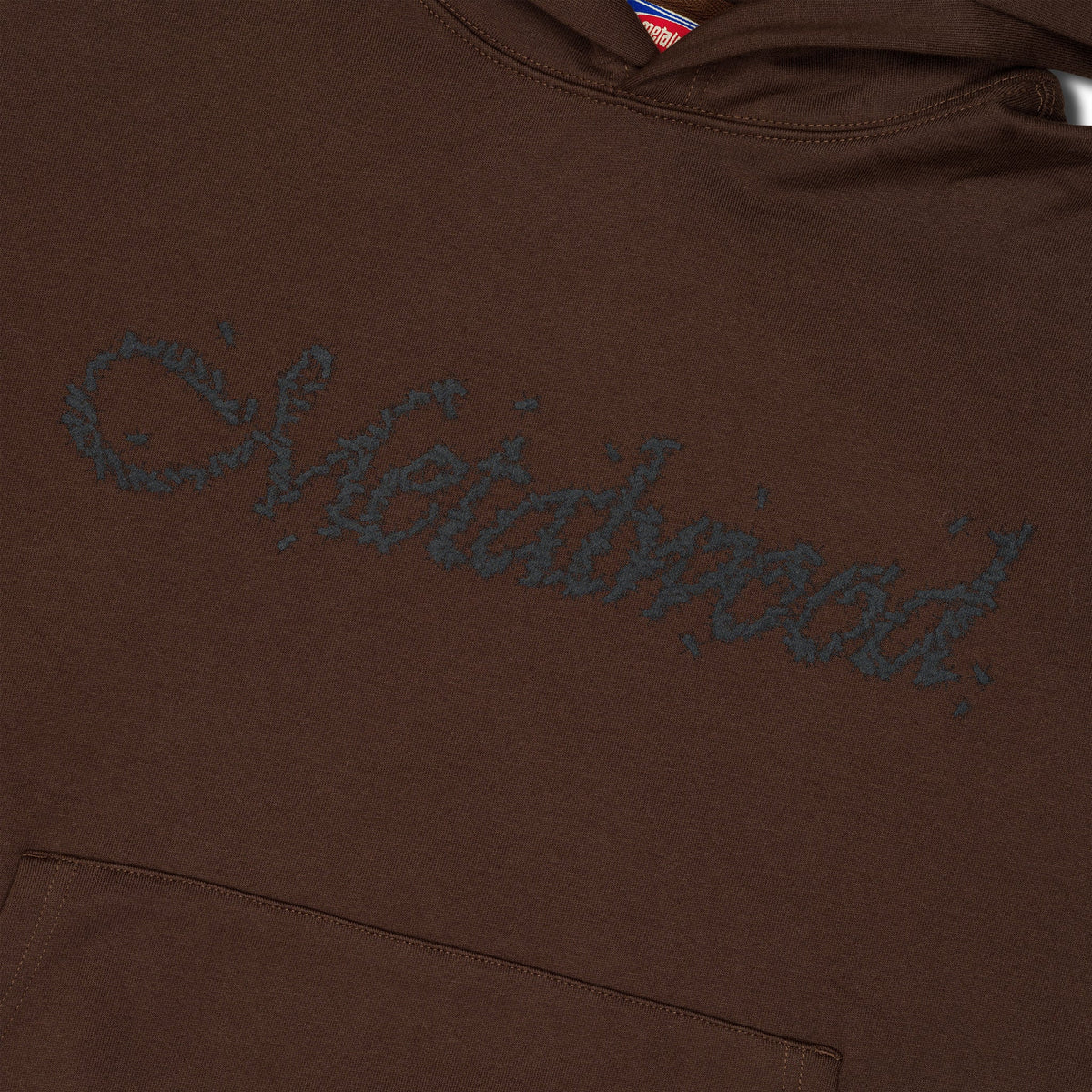 Flies Pullover Hood, Dark Chocolate