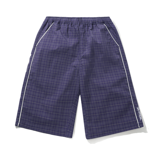 Main Shorts, Navy Plaid