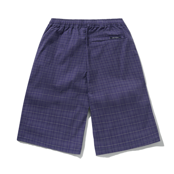 Butter Goods Main Shorts, Navy Plaid
