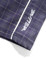 Main Shorts, Navy Plaid