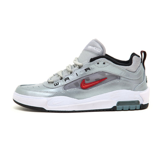 Air Max Ishod, Metallic Silver / Varsity Red