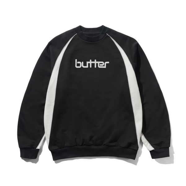 Butter Goods Match Crewneck, Black