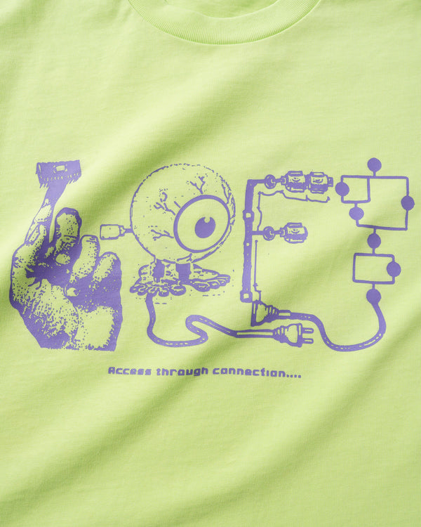Lo-Fi Mechanical Tee, Washed Volt