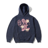 Messy Pullover Hood, Navy