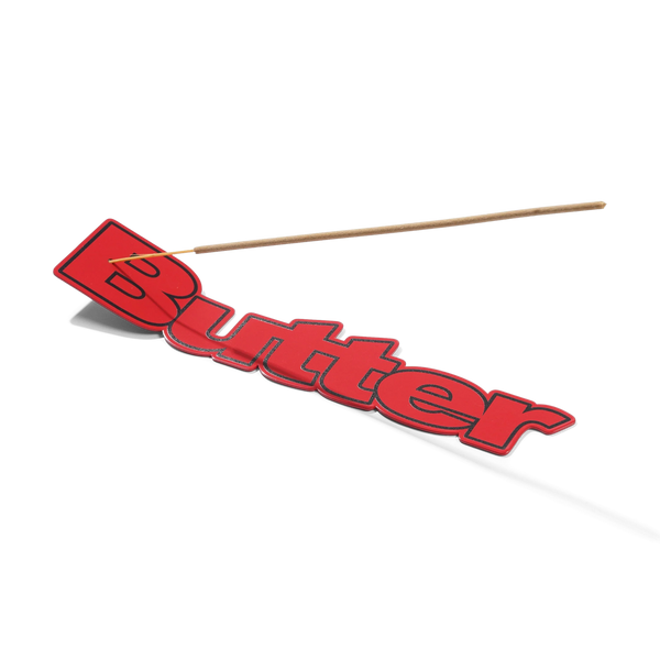 Butter Goods Metal Incense Holder, Red