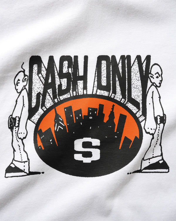 Cash Only Metro Tee, White