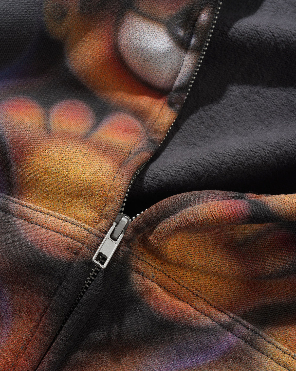 Mim Zip-Thru Hood, Charcoal
