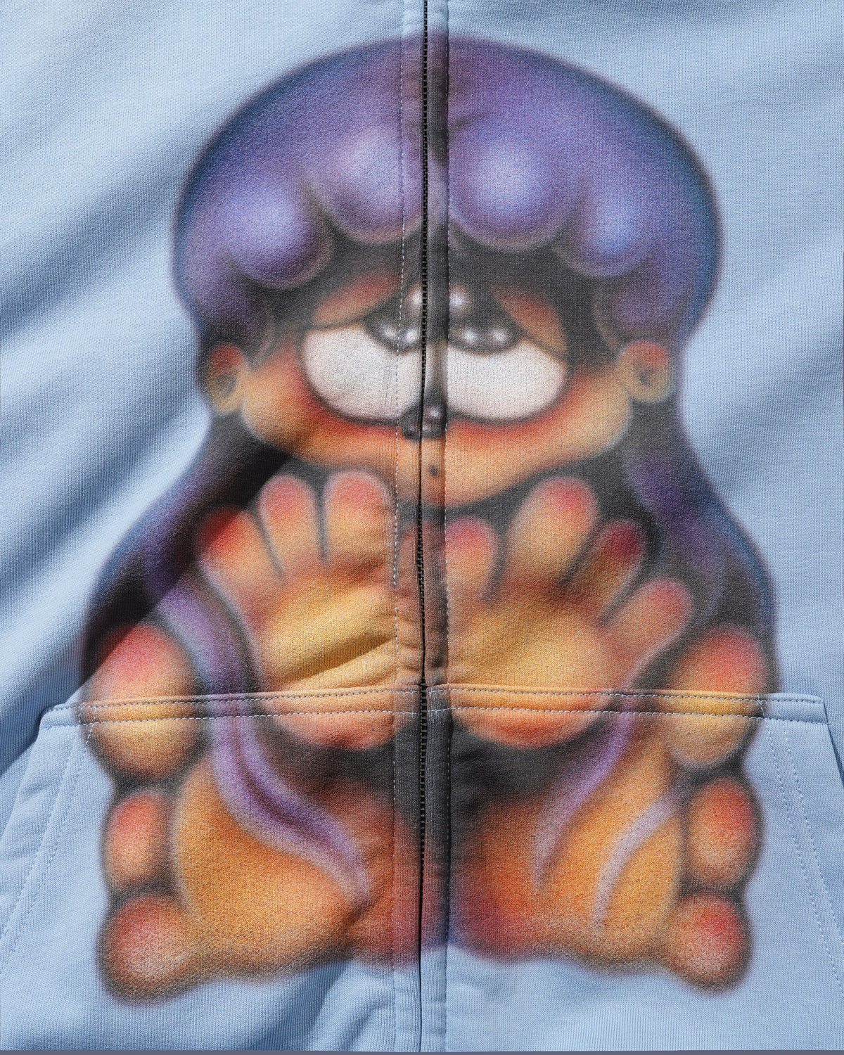Mim Zip-Thru Hood, Ocean