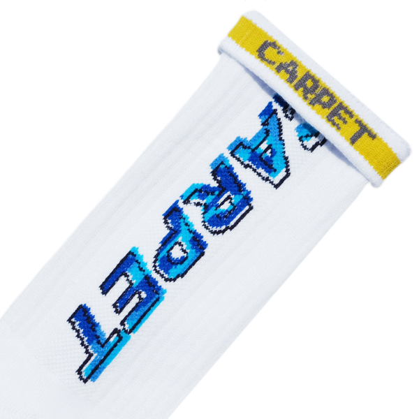 Carpet Company Misprint Camo Socks, White