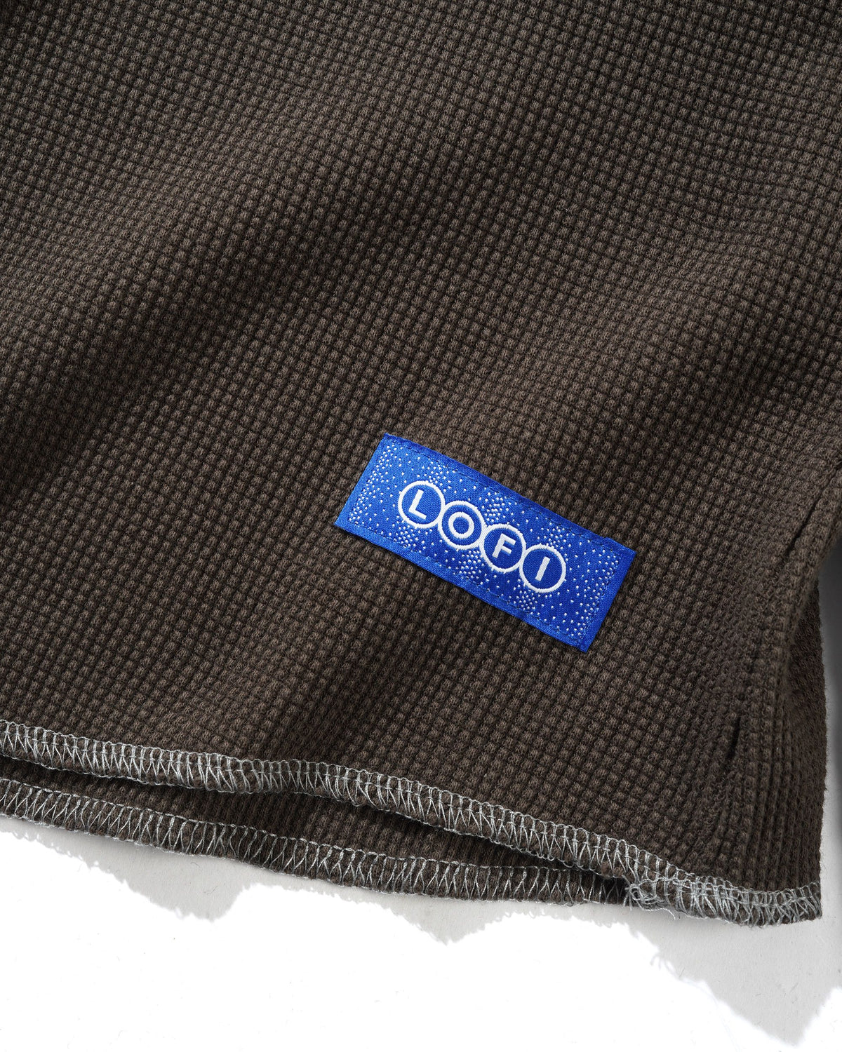 Mix Waffle L/S Shirt, Navy