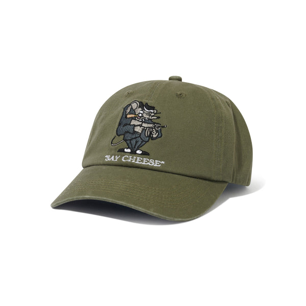 Cash Only Mobster 6 Panel Cap, Army