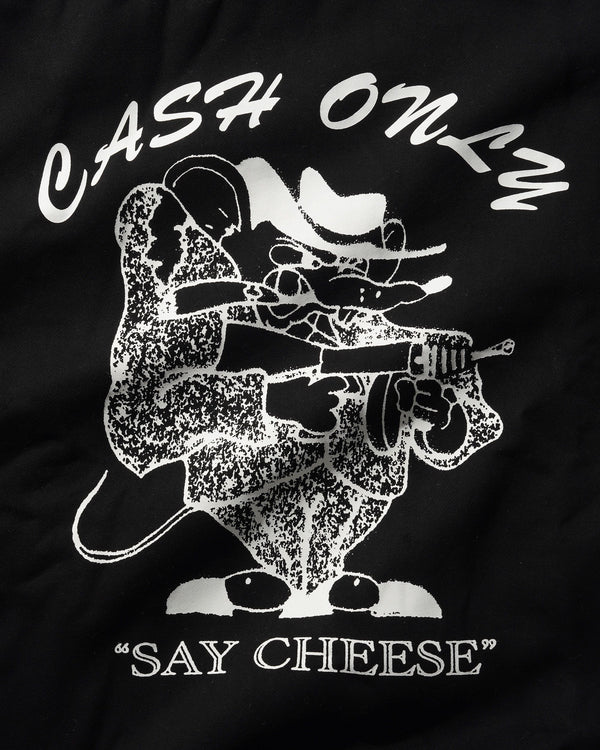 Cash Only Mobster Crewneck, Black