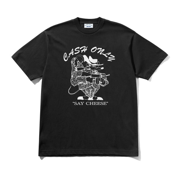 Cash Only Mobster Tee, Black