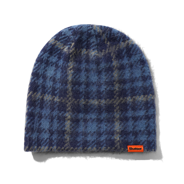 Butter Goods Mohair Skully Beanie, Plaid