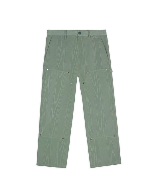 Moire Double Knee Pant, Seafoam