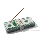 Money Stack Incense Holder, Green