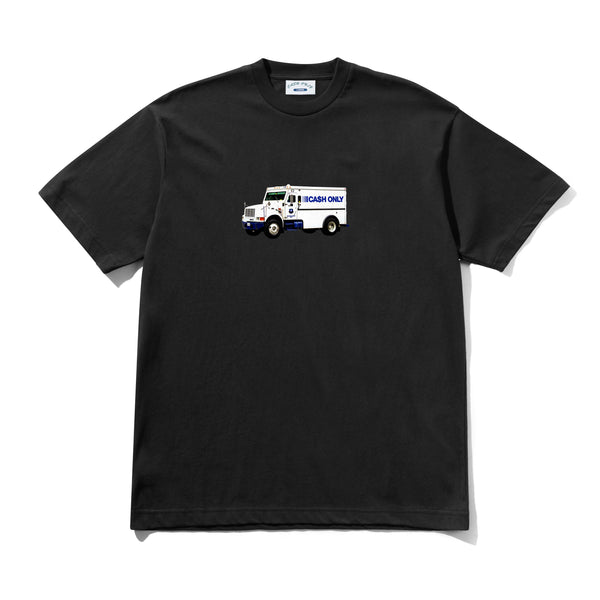 Cash Only Money Truck Tee, Black